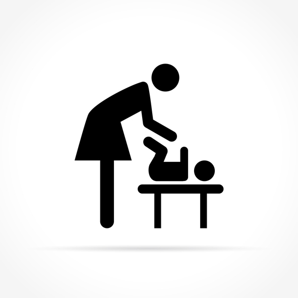 미국 대부분의 공중 화장실에는 아기 기저귀 교환대가 설치되어 있다. / 사진 출처 게티이미지뱅크